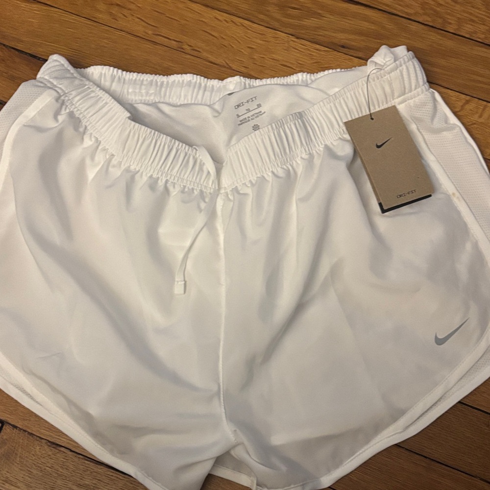 Nike White Dri-FIT Athletic Running Shorts - Picture 1 of 4